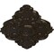 Ekena Millwork Piedmont Ceiling Medallion, Hand-Painted Stone Hearth, 37"W x 26"H x 1 3/8"P CM37X26PESHF - alternate 2